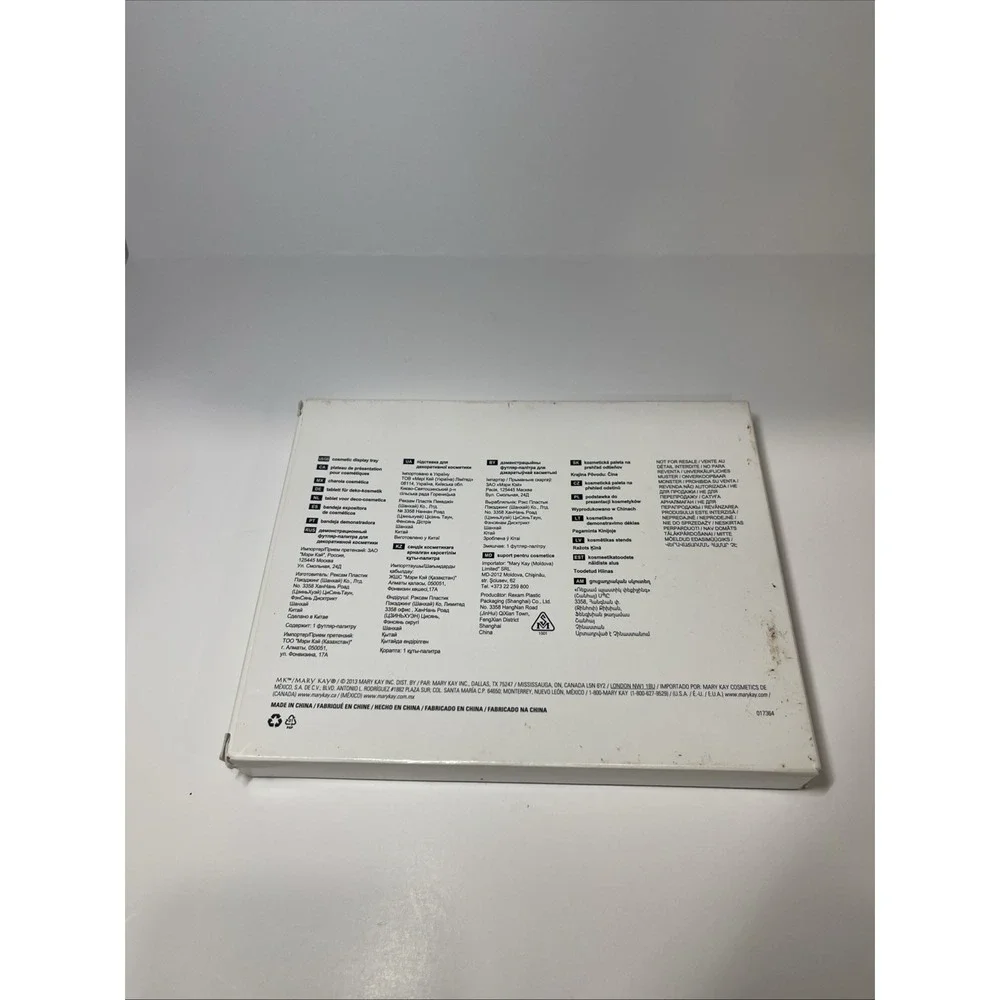 Mary Kay Empty Black Cosmetic Display 1 Tray Palette